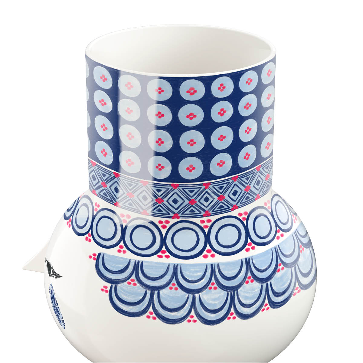 Bjørn Wiinblad Olga Maljakko 20 cm Sininen