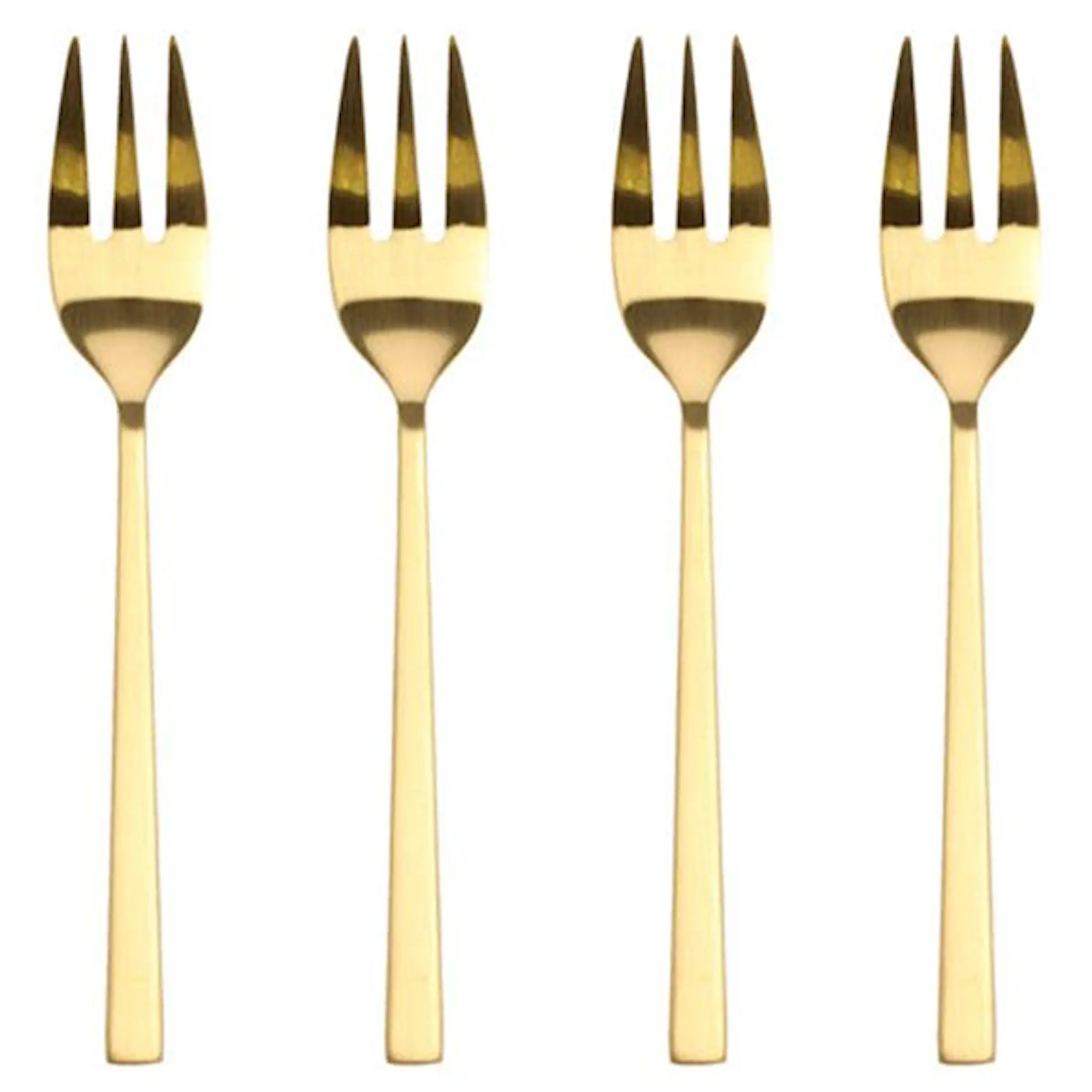 Bitz Bitz Kakkuhaarukka 14,4 cm 4 kpl Messinki