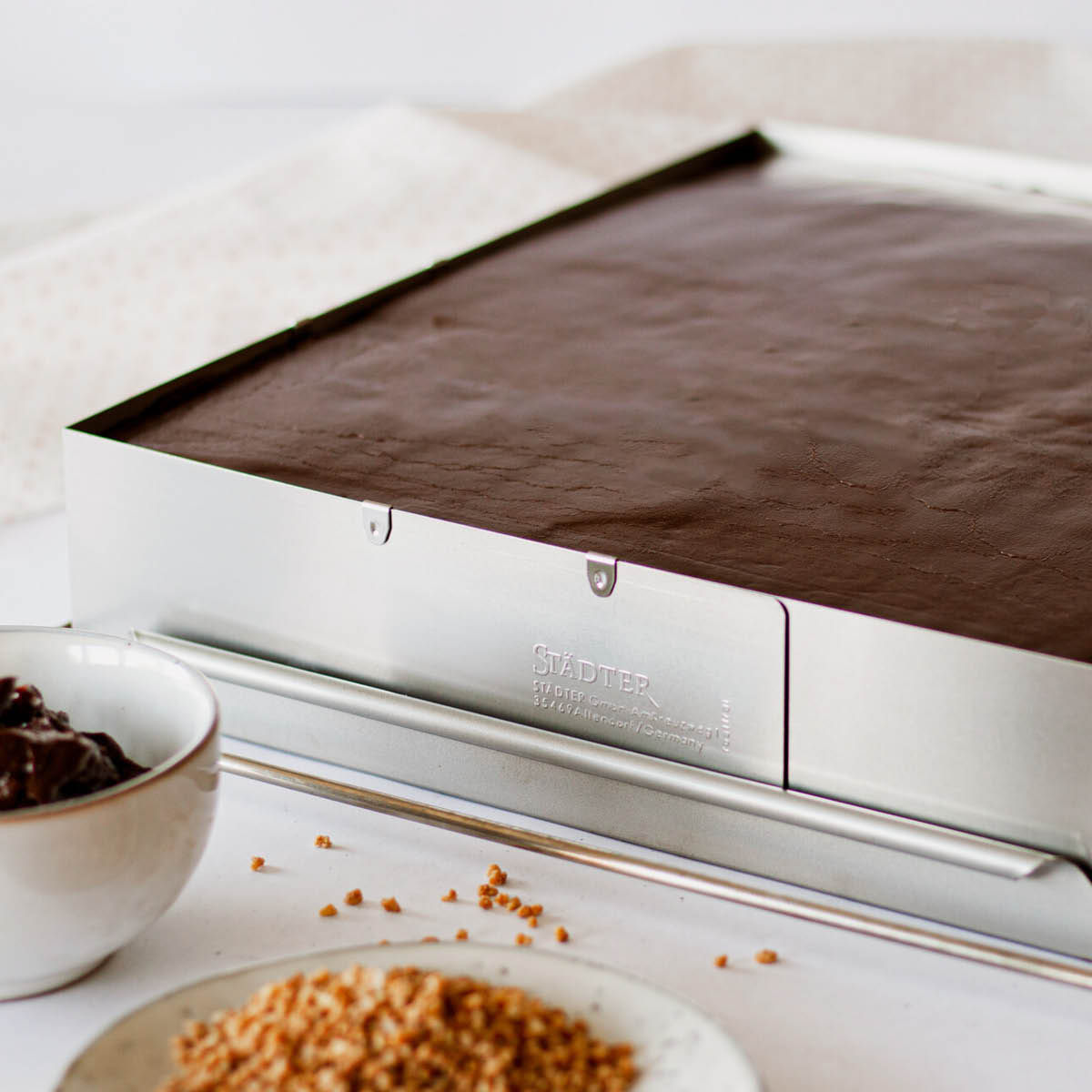 Städter Bakform justerbar 25-50 x 22x41 cm, 7 cm hög