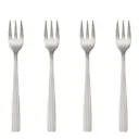 Raw Tårtgaffel 4 delar Mattstål