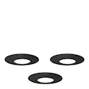 Stoff Nagel ljusmanschett 3-pack Svart