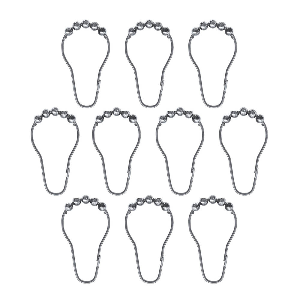 Mette Ditmer Aqua kroker 7,5 cm 10 stk pusset stål