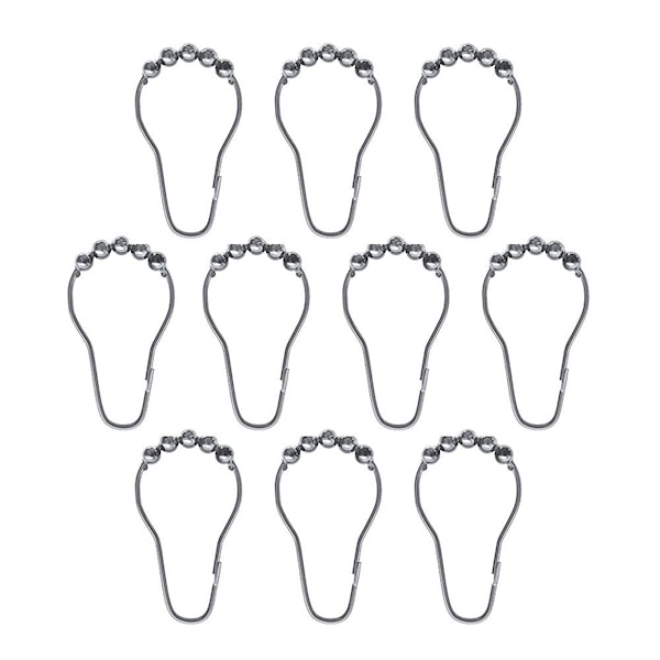 Aqua krokar 7,5 cm 10-pack borstat stål