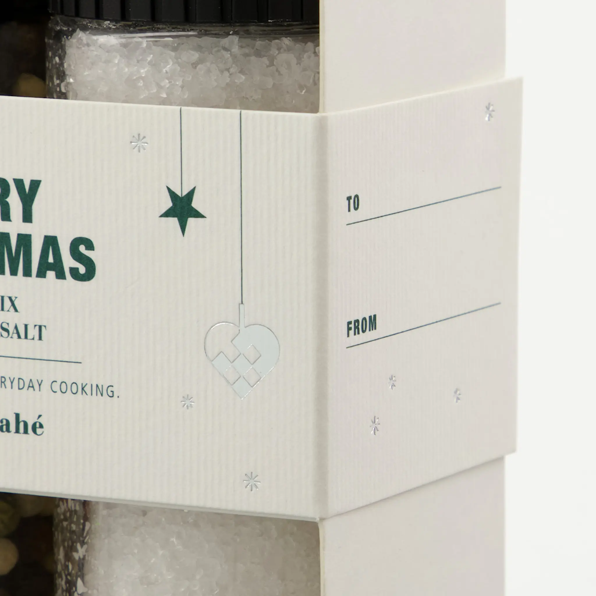 Nicolas Vahé Christmas Essentials gaveeske fransk havsalt & peppermix