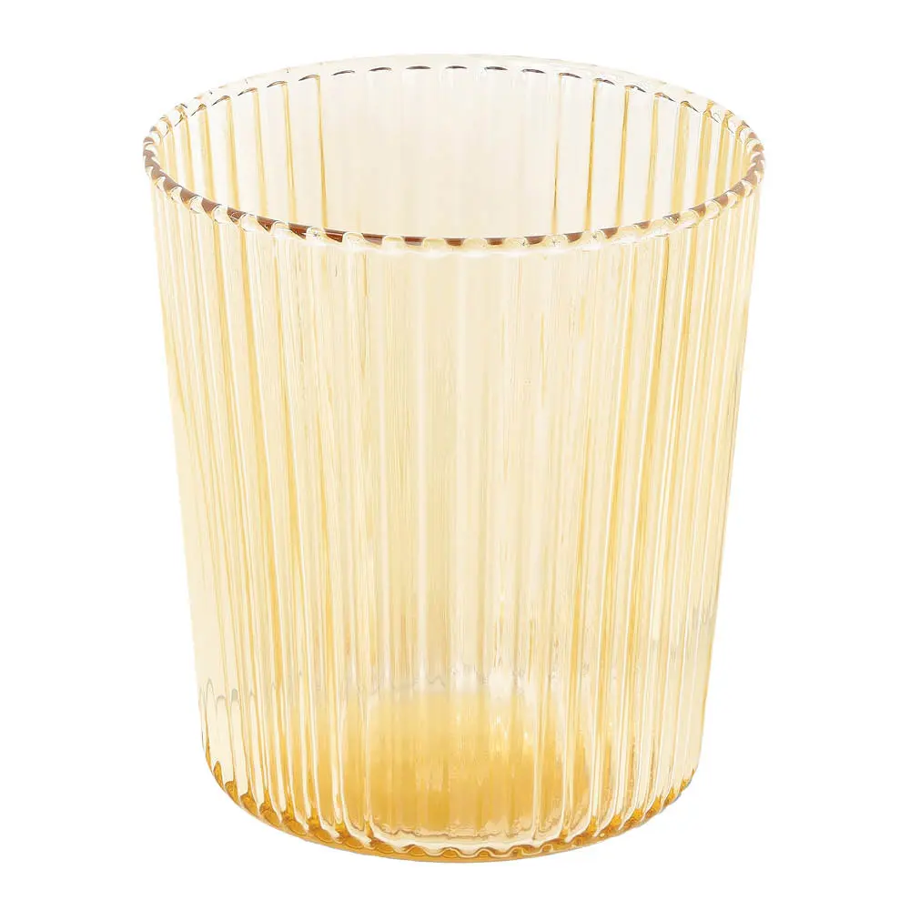 Ribbed Elegance Juomalasi Cable 25 cl Keltainen