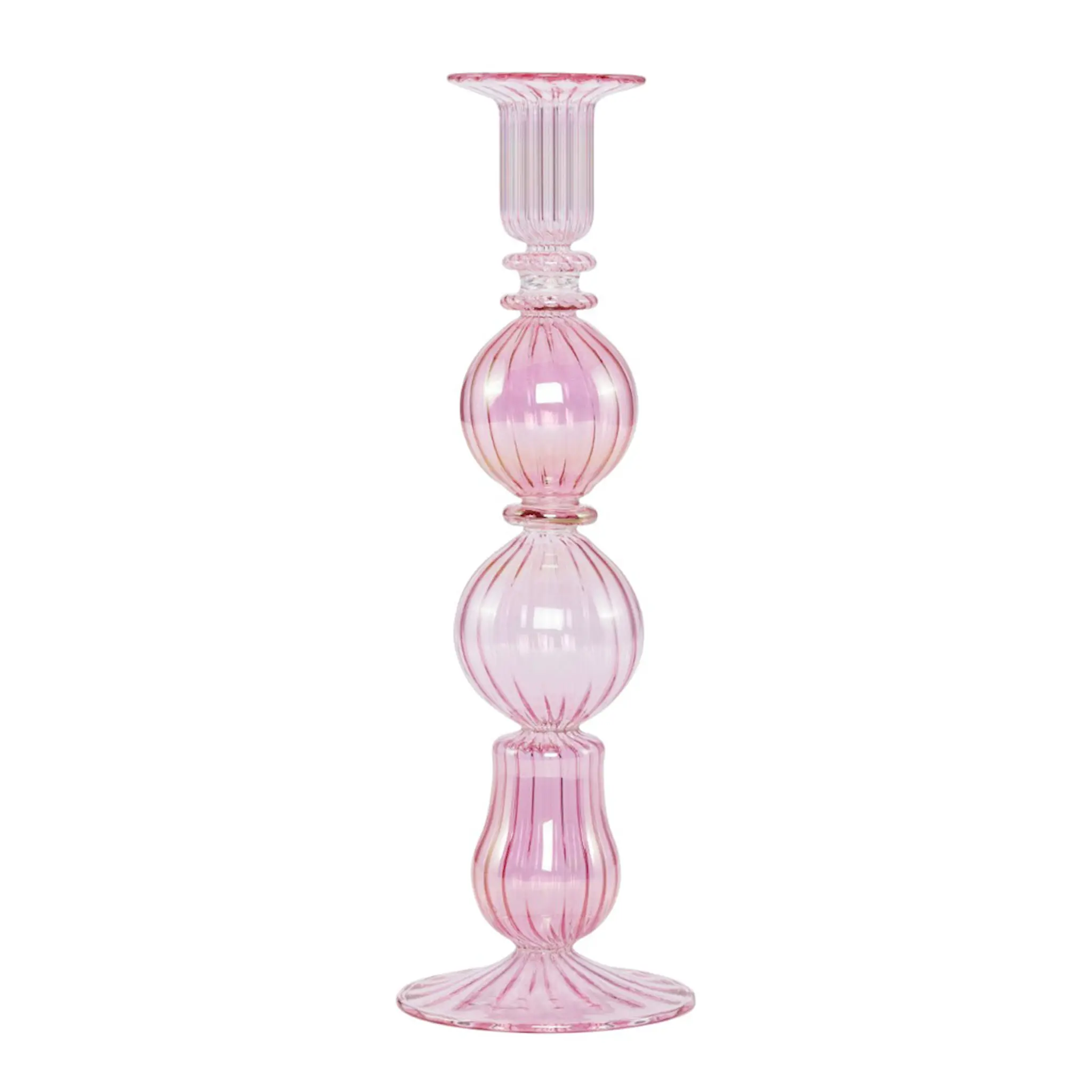 Moonlight Copenhagen Illume ljusstake 25 cm ros/rosa