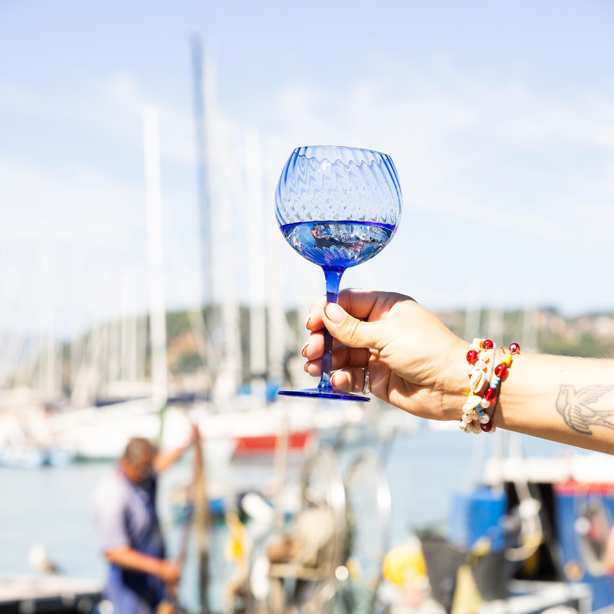 ByOn Opacity Viinilasi 47 cl 2 kpl Sininen