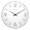 Basic Dome väggklocka 35 cm vit
