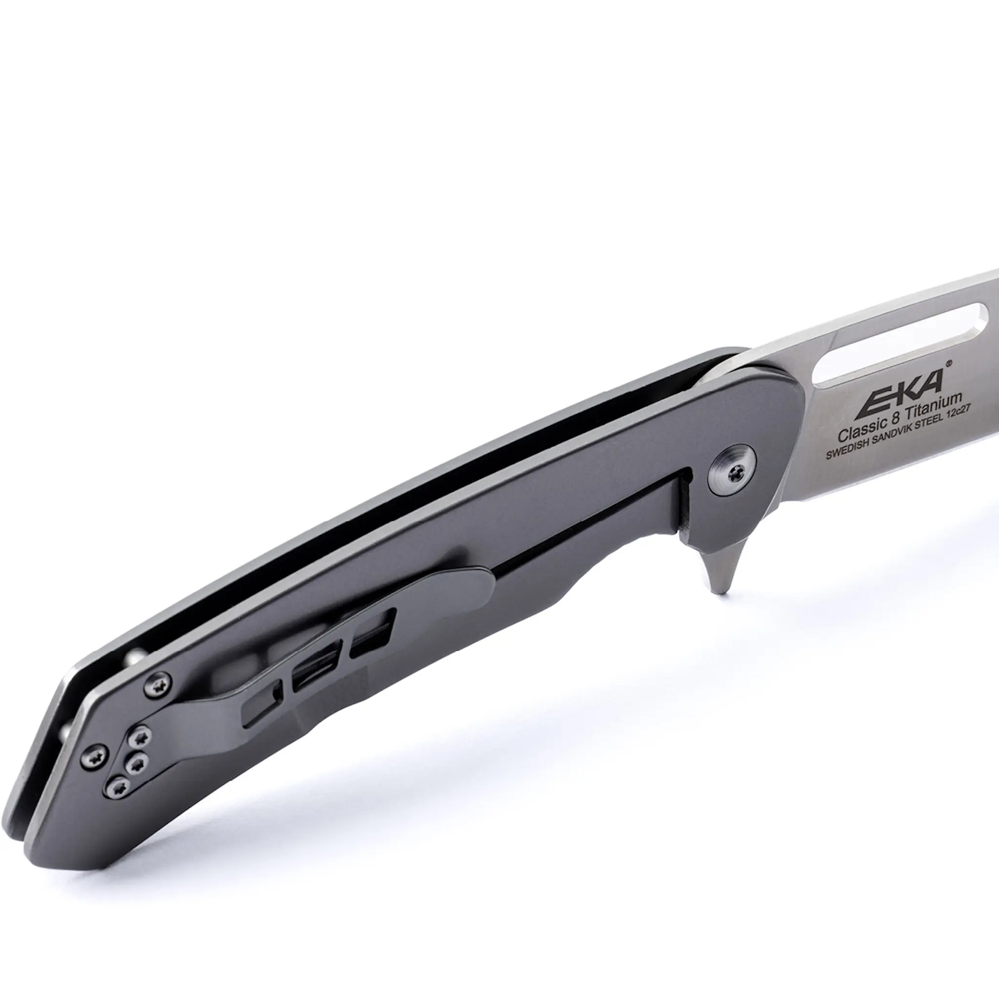 EKA Classic 8 fällkniv 9 cm rostfritt stål & titan