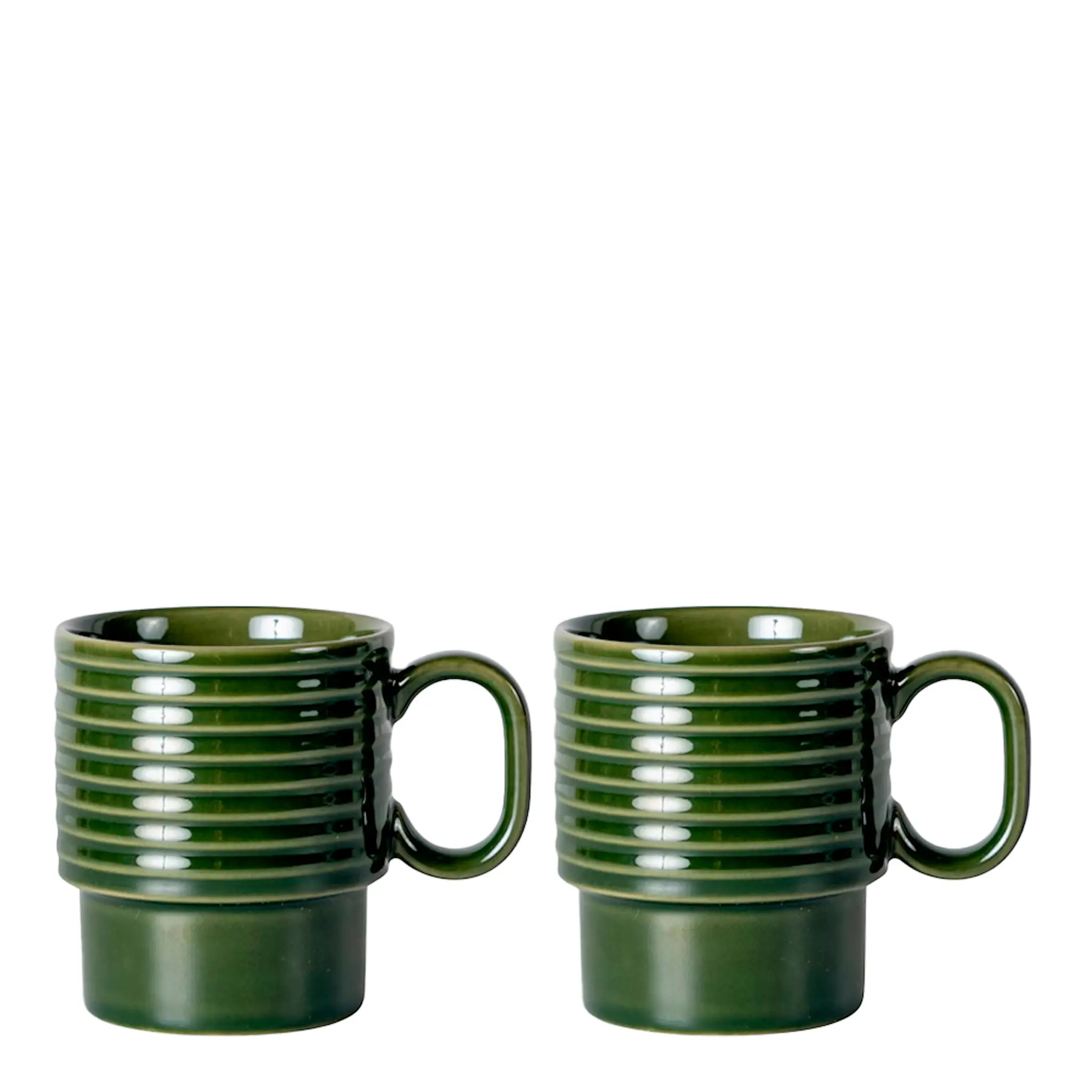 Sagaform Coffe & More Kaffemugg 25 cl 2-pack Grön