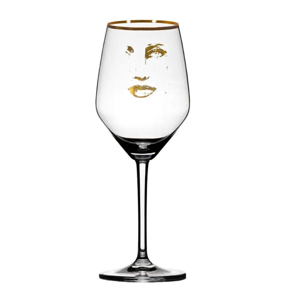 Rosee-/valkoviinilasi Piece of Me Gold 40 cl