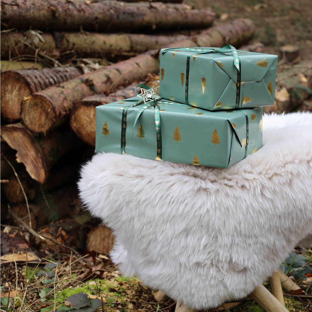 Natures Collection Lampa New Zealand pitkä villa 100 cm norsunluu