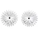 Borsthuvud refill 2-pack Vit