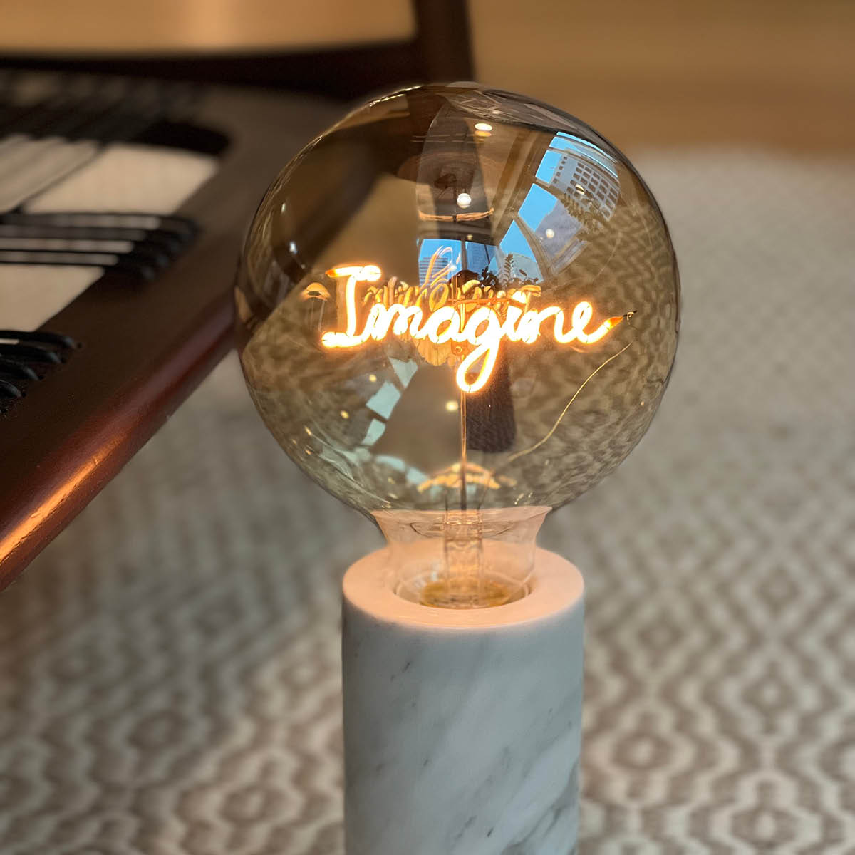 Elements Lighting MITB glödlampa LED 17 cm Imagine bärnsten