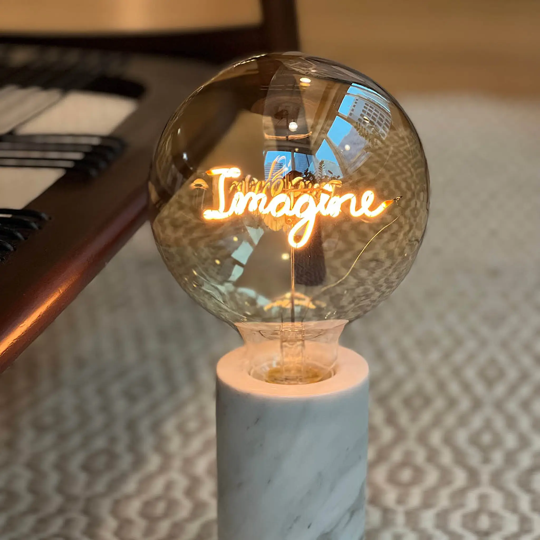 Elements Lighting MITB glödlampa LED 17 cm Imagine bärnsten