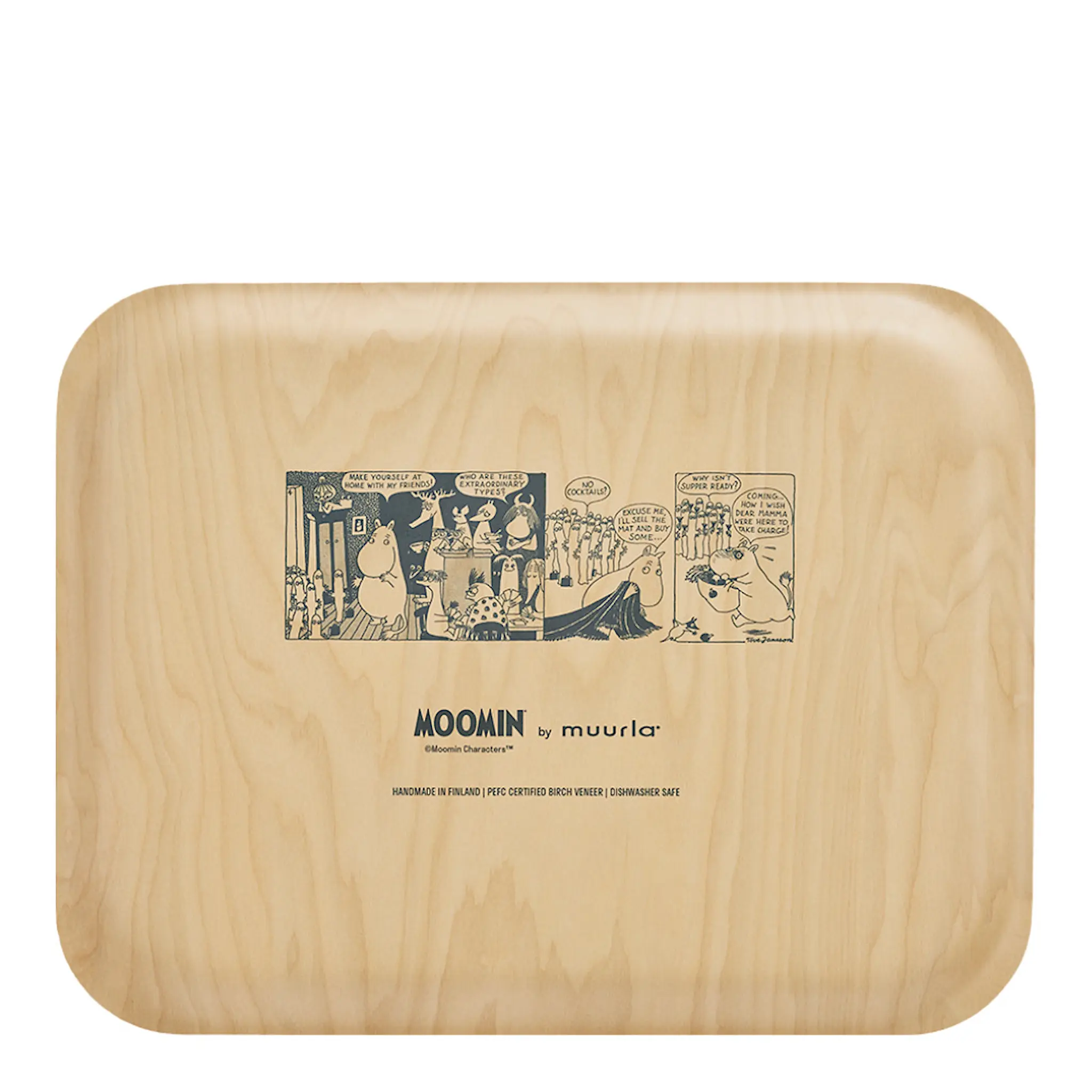 Muurla Muumi Tarjotin 33x33 cm Tilaa kaikille