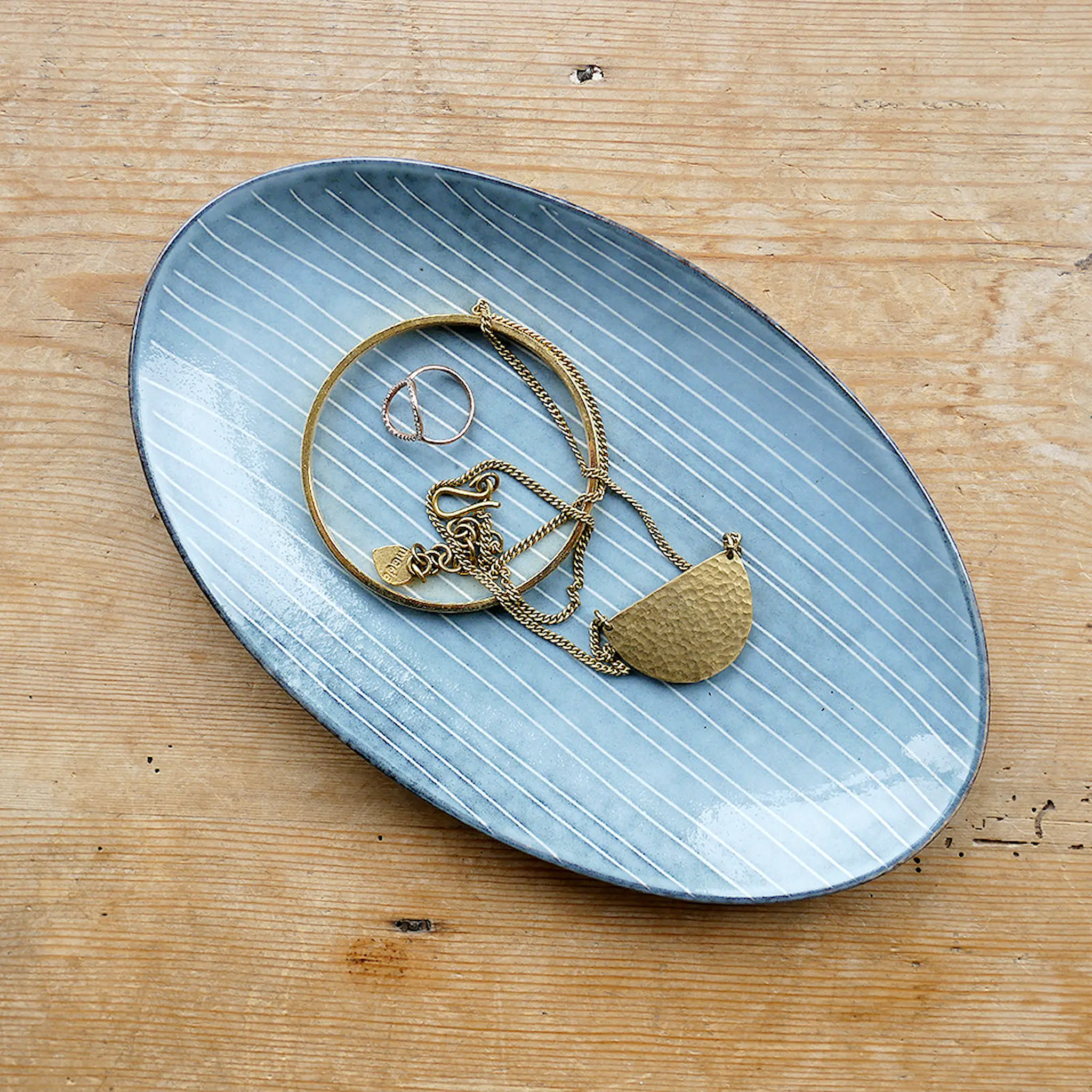 Broste Copenhagen Nordic Sea Lautanen ovaali 22 cm