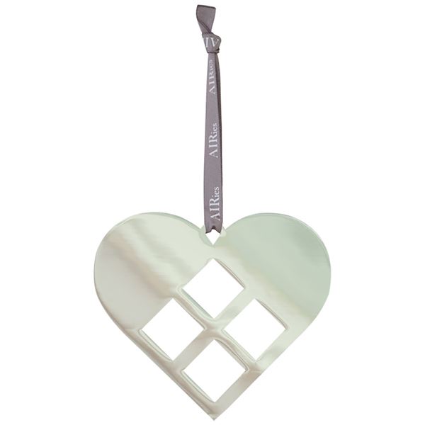 AIRies Julhänge Hjärta 12x12 cm Silver