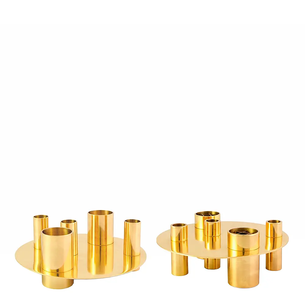 Awa Maljakko / Kynttilänjalka 20x7,5 cm Messinki