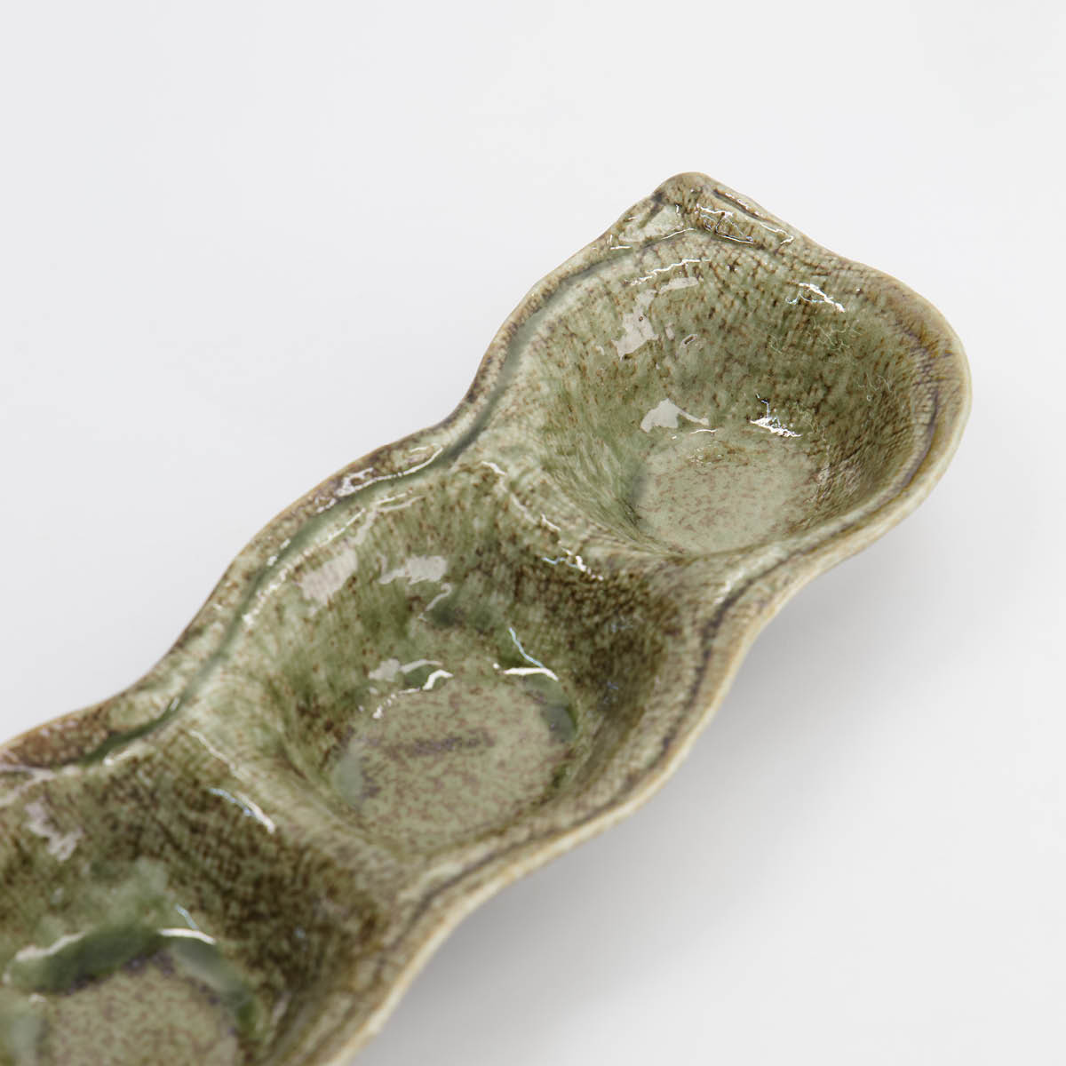 Tokyo Design Studio Mino Craft såsfat 27 cm 3-pack yamasan grön