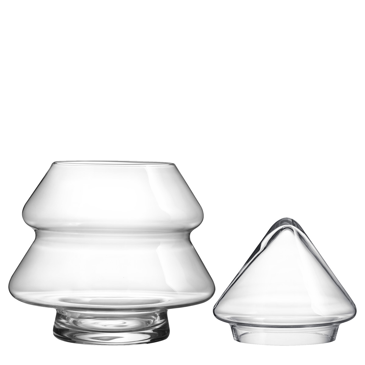 Muurla Glasskrukke 20 cm gran