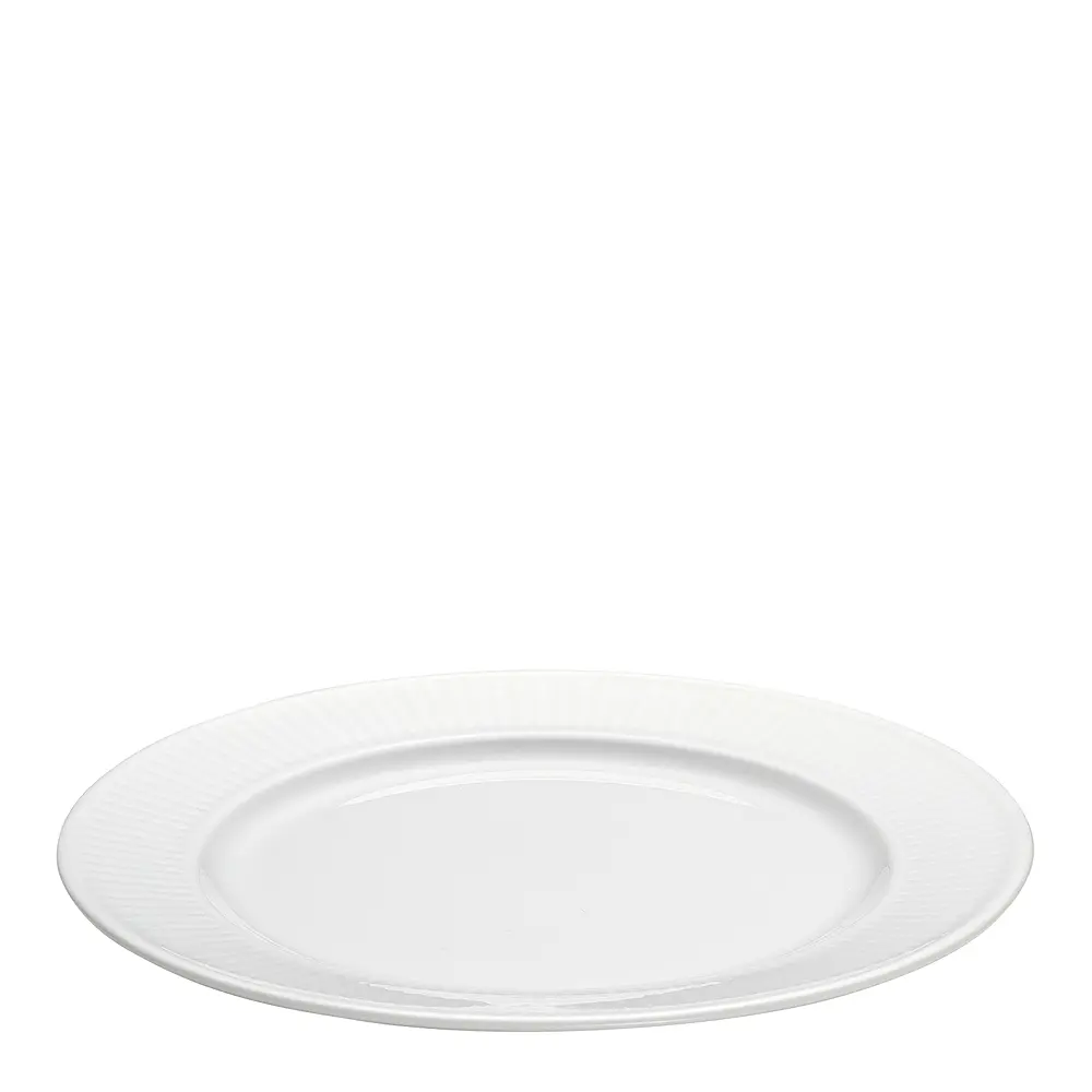 Plissé tallerken flat 17 cm