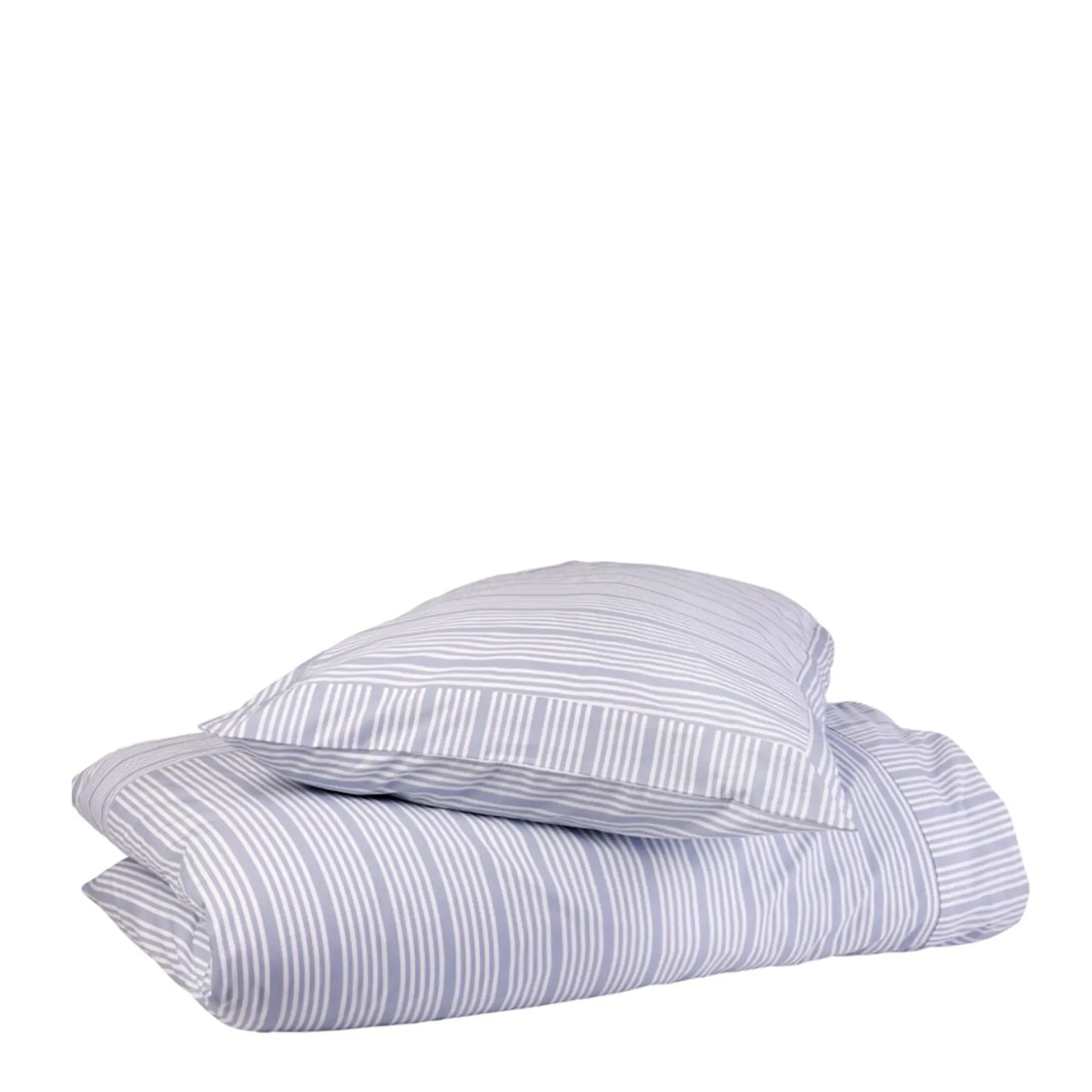 Home by Ilse Jacobsen Bedding Collection bäddset 150x210 cm + 50x60 cm powder blue stripes