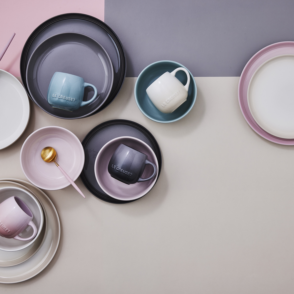 Le Creuset Coupe Collection tallrik 27 cm Shell Pink