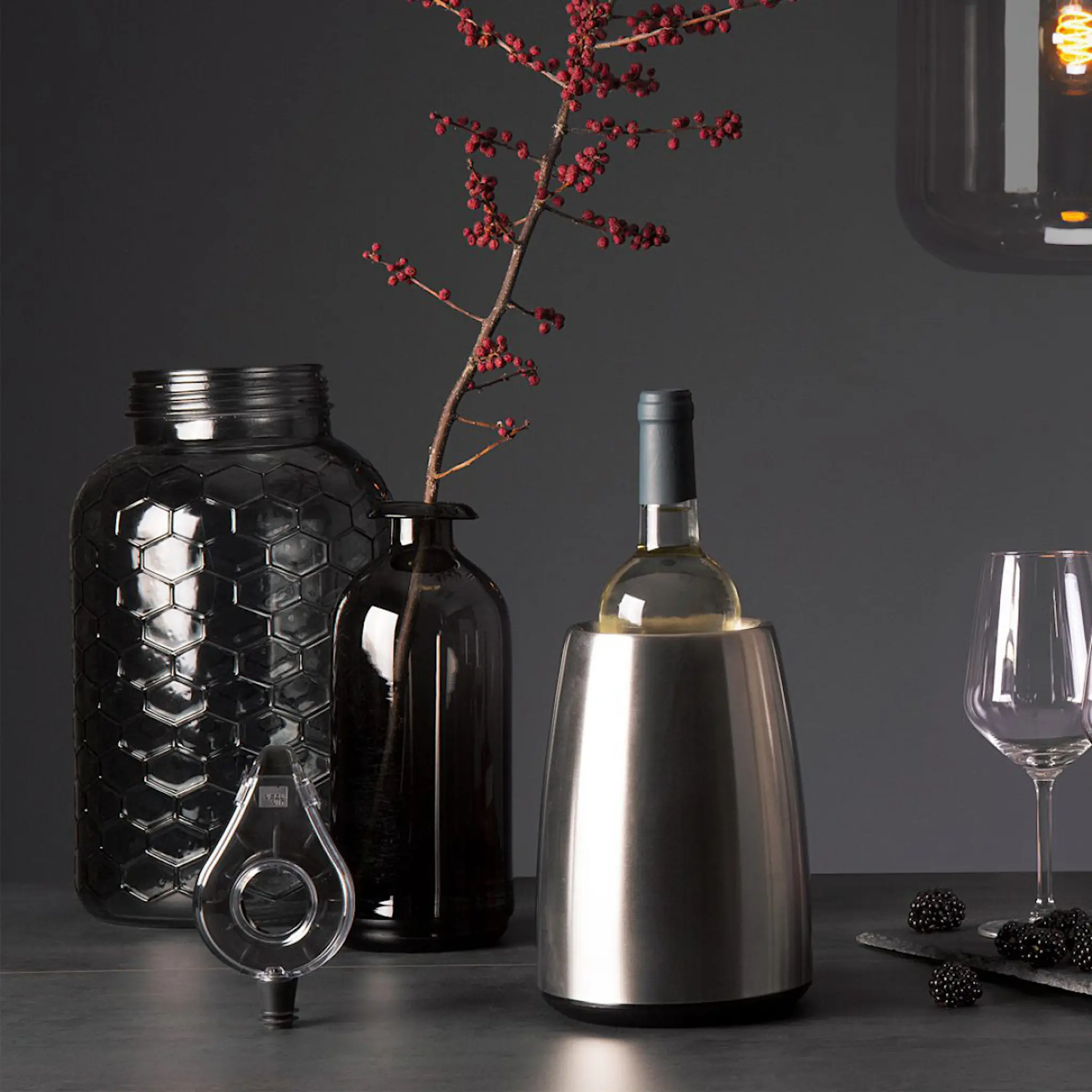 Vacu Vin Wine Areator Grå