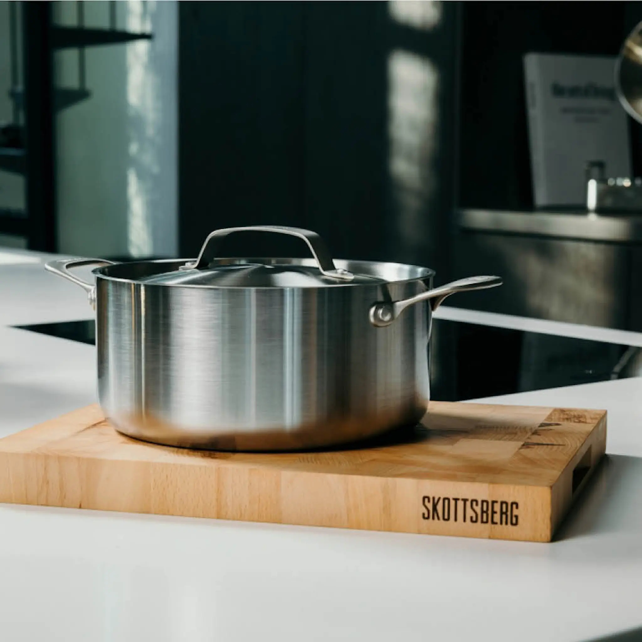 Skottsberg Gryta 24 cm / 4,75 L rostfritt stål