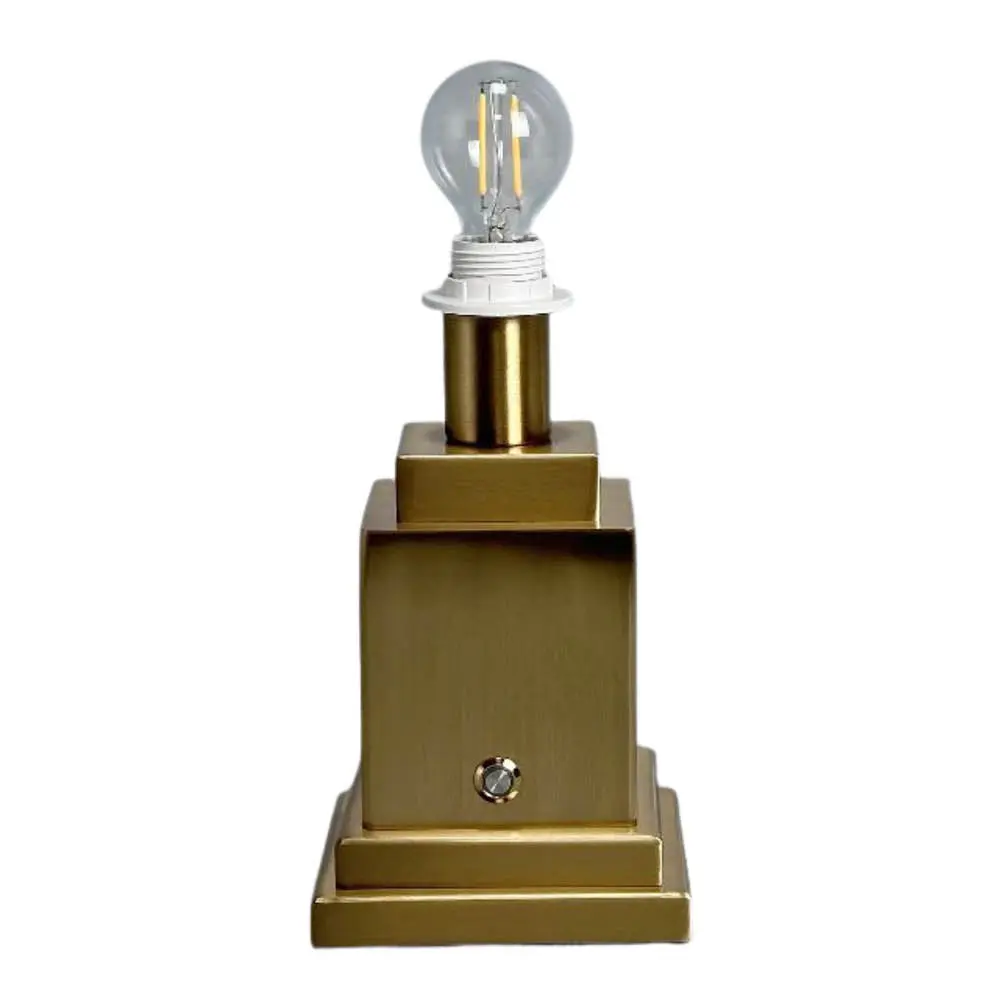 Athena bordlampe oppladbar 20 cm gull