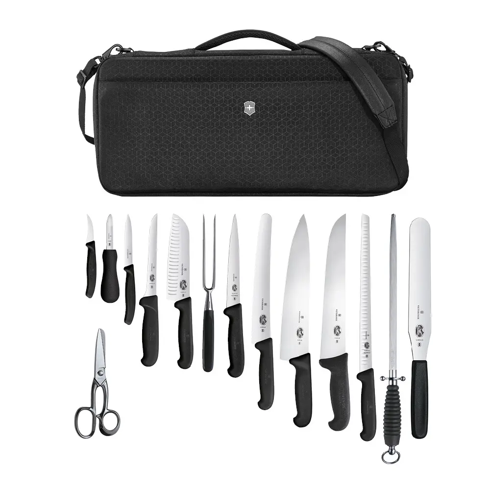 Victorinox Veitsilaukku 16 veitselle Musta