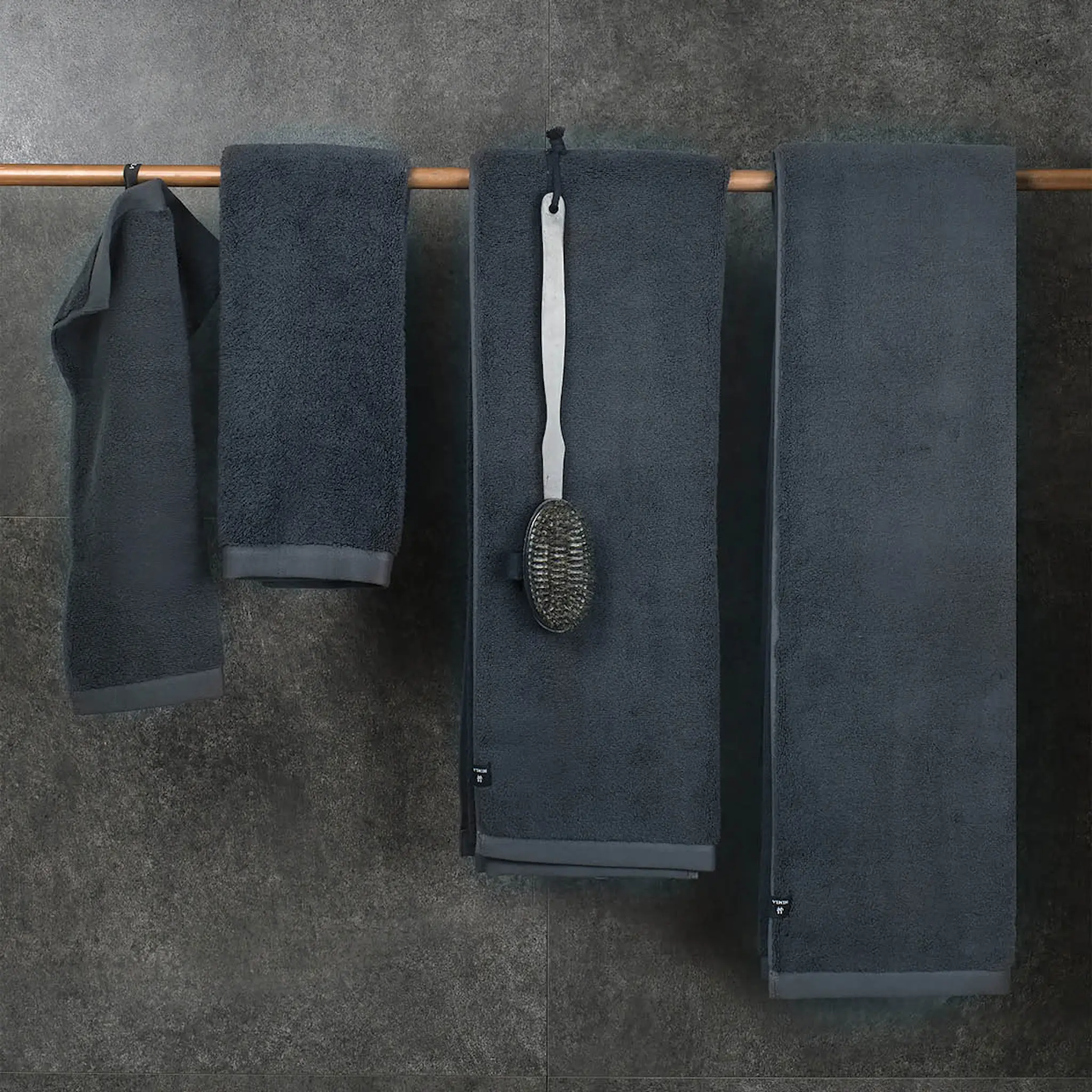 Himla Maxime handduk frotté 70x140 cm silence