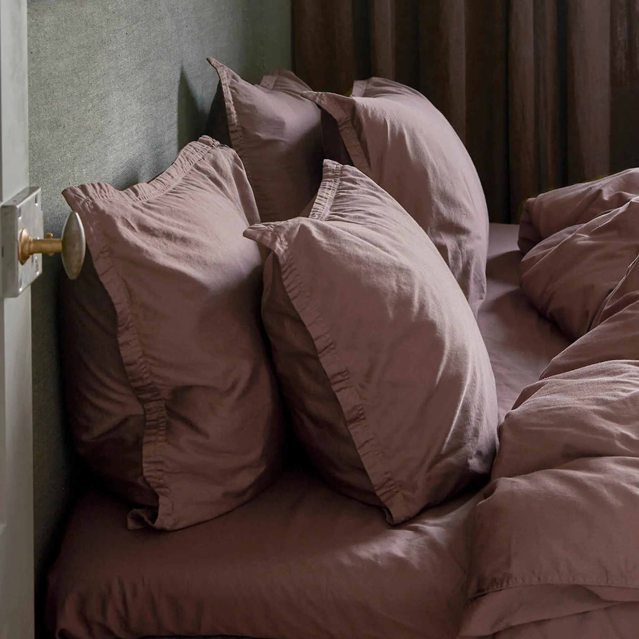 Himla Soul örngott satin 50x60 cm maroon