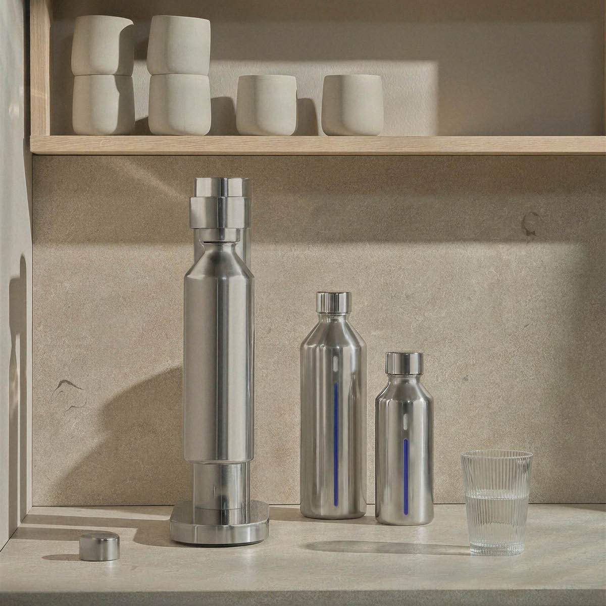 Stelton Brus flaska till kolsyremaskin 0,8 L steel