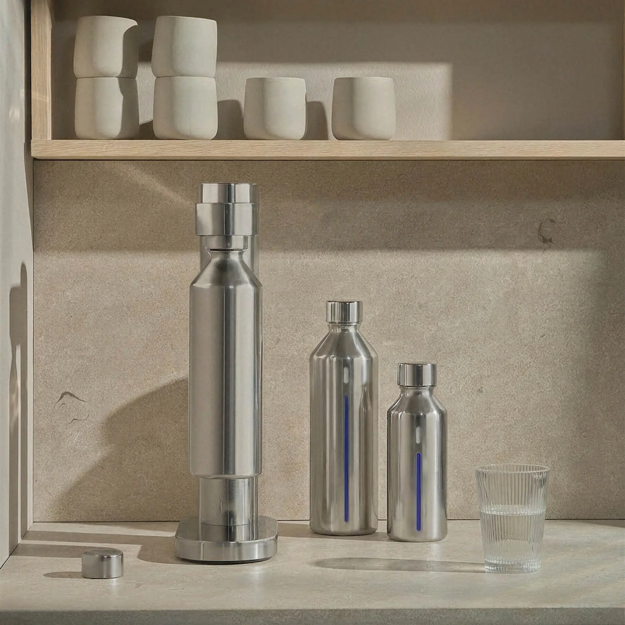 Stelton Brus flaska till kolsyremaskin 0,8 L steel