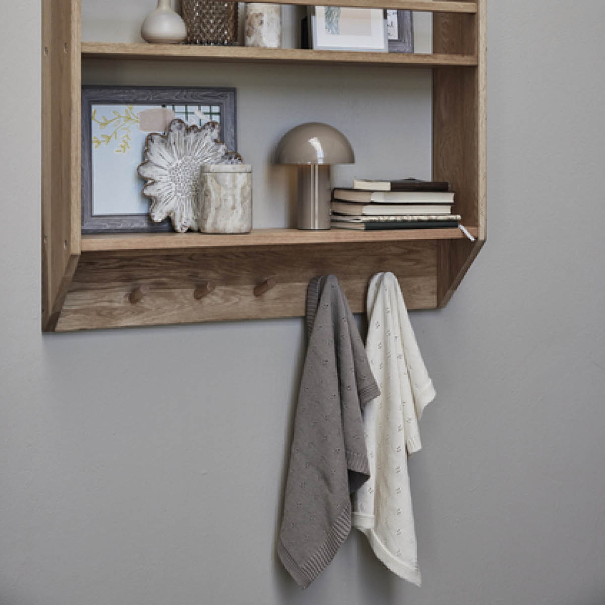 Lene Bjerre Caia kökshandduk 37x50 cm vit