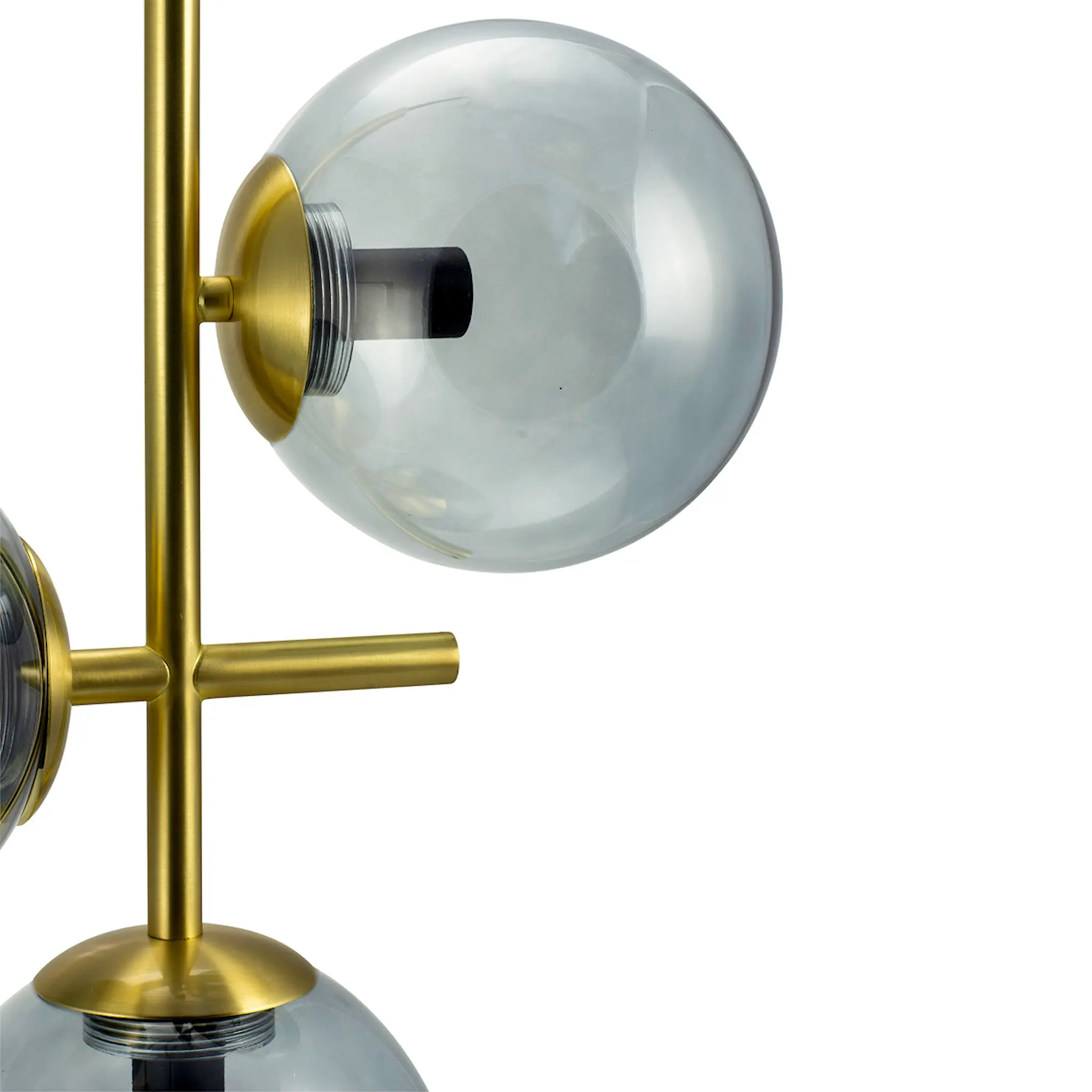 Dyberg Larsen COMO pendellampa 60 cm rök/mässing