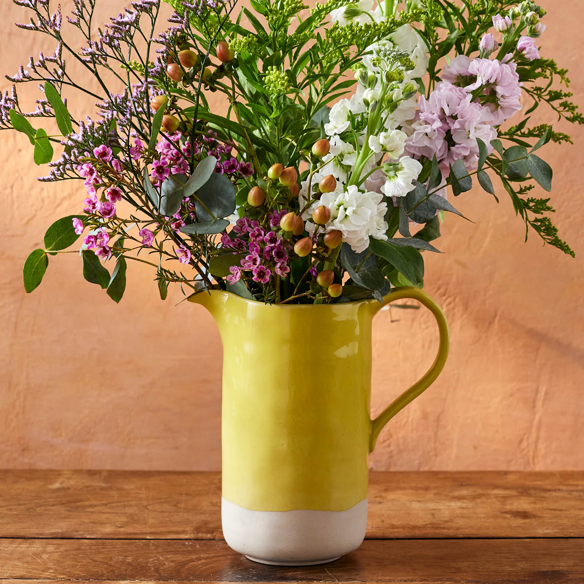 Jamie Oliver Big Love kanne i stentøy 1,5L gul