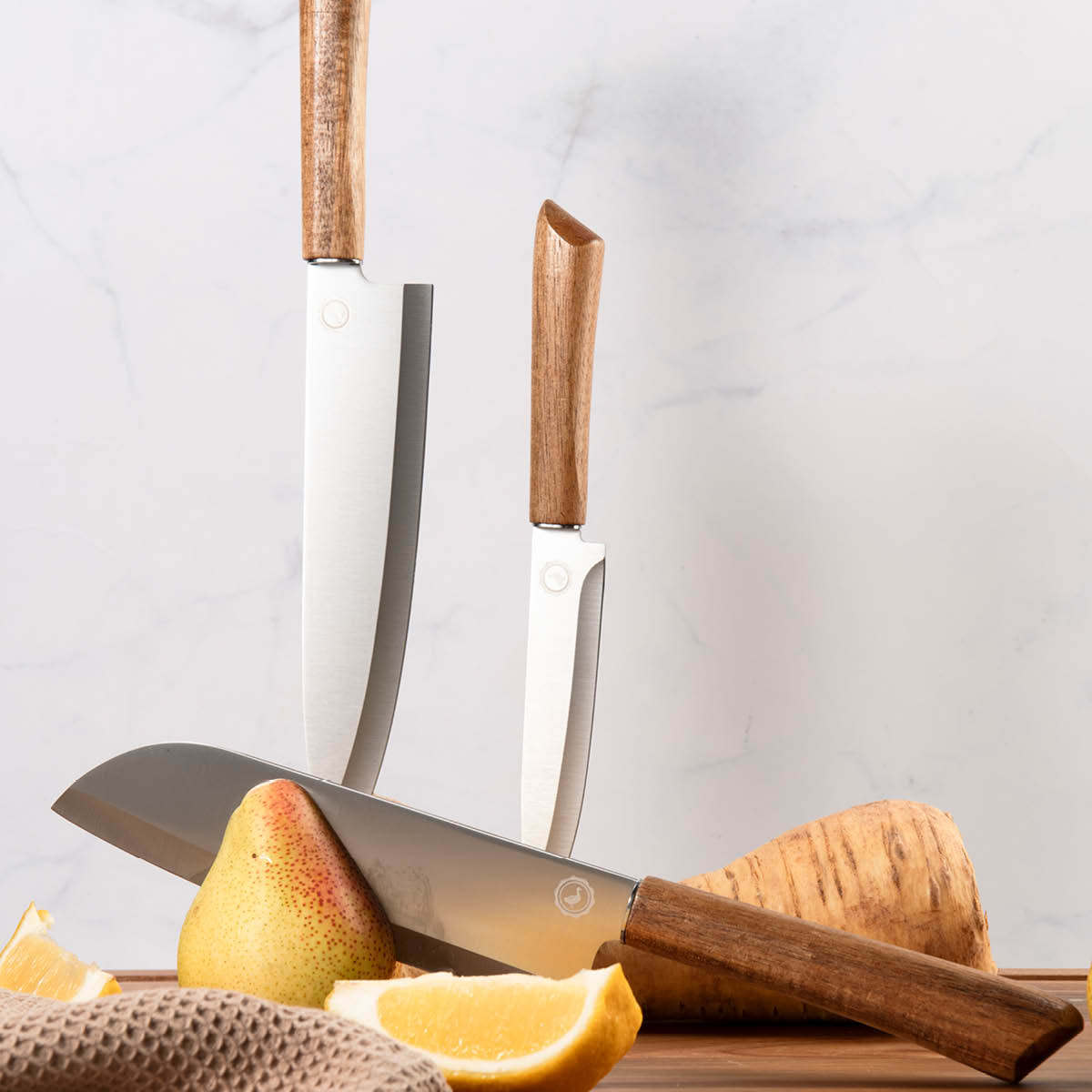 Anders Petter Concept knivset 3 delar trähandtag stål/akacia