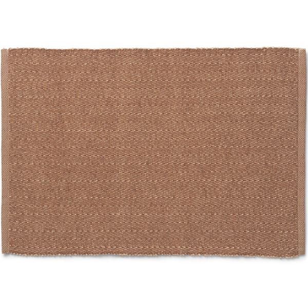 Lyngby Porcelæn - Herringbone Pöytätabletti 43x30 cm Ruskea