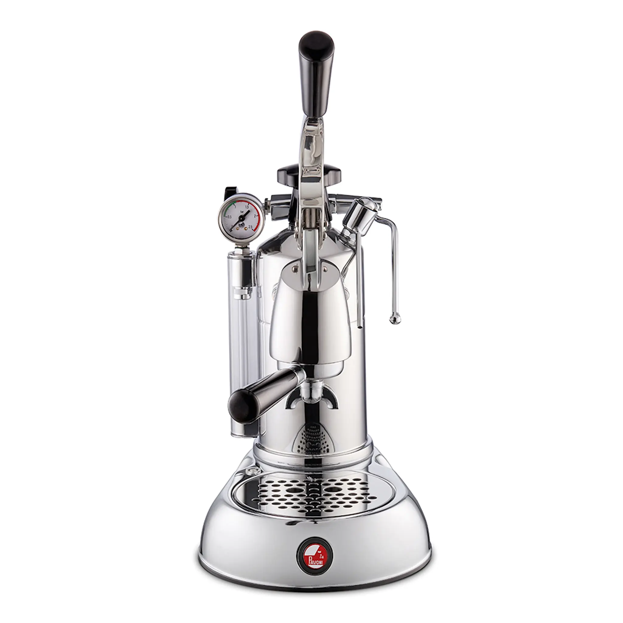 La Pavoni Stradivari Professional Kaffemaskin med Hävarm Mässing/Svart