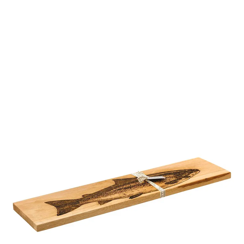 Puinen Leikkuulauta Lohi 60x15 cm