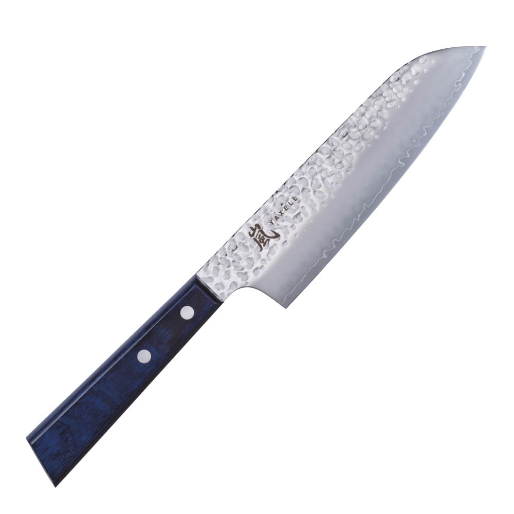 Yaxell Blue Breez Santoku- veitsi 16,5 cm DLC Sininen