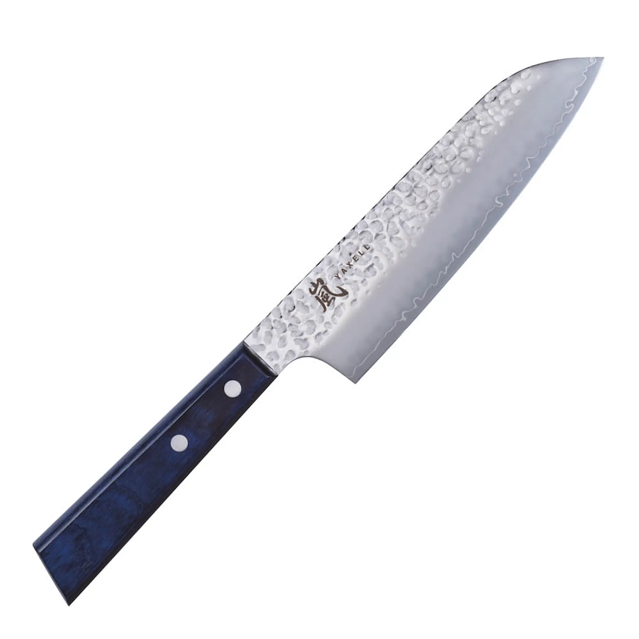 Yaxell Blue Breez Santoku- veitsi 16,5 cm DLC Sininen