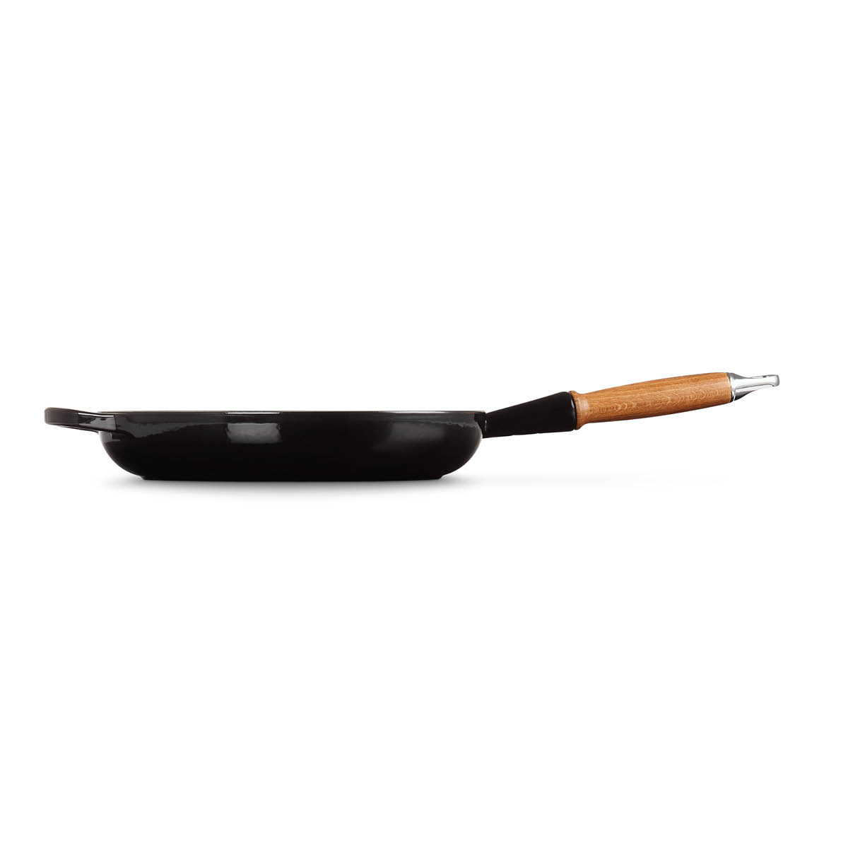 Le Creuset Signature Stekpanna med trähandtag 28 cm Black