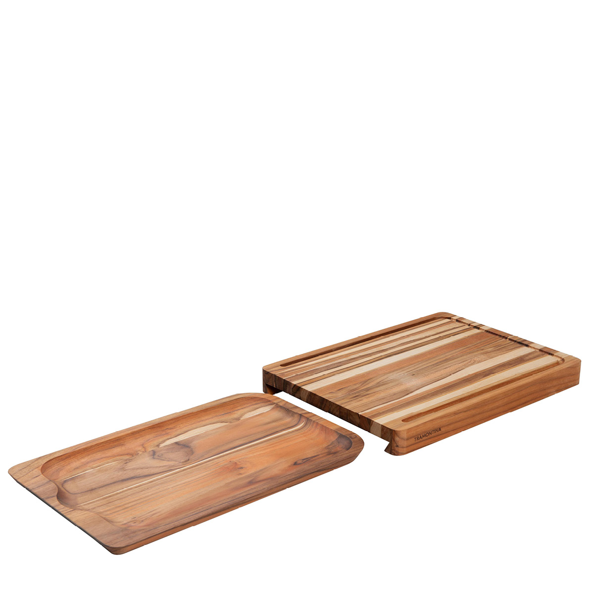 Tramontina BBQ by Hellstrøm skärbräda 2 delar 40x30 cm natur