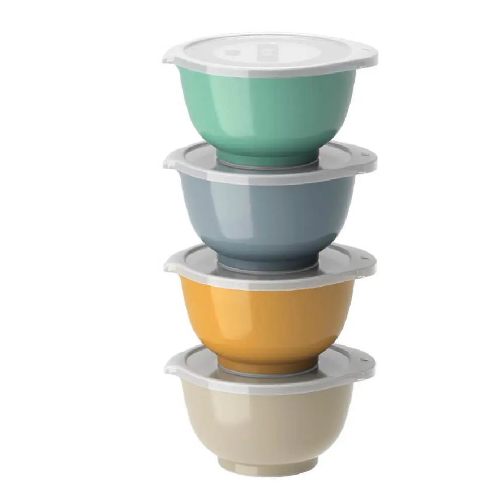 Margrethe kulhosetti kansilla 0,5 L 4 kpl Humus/Curry/Dusty Blue