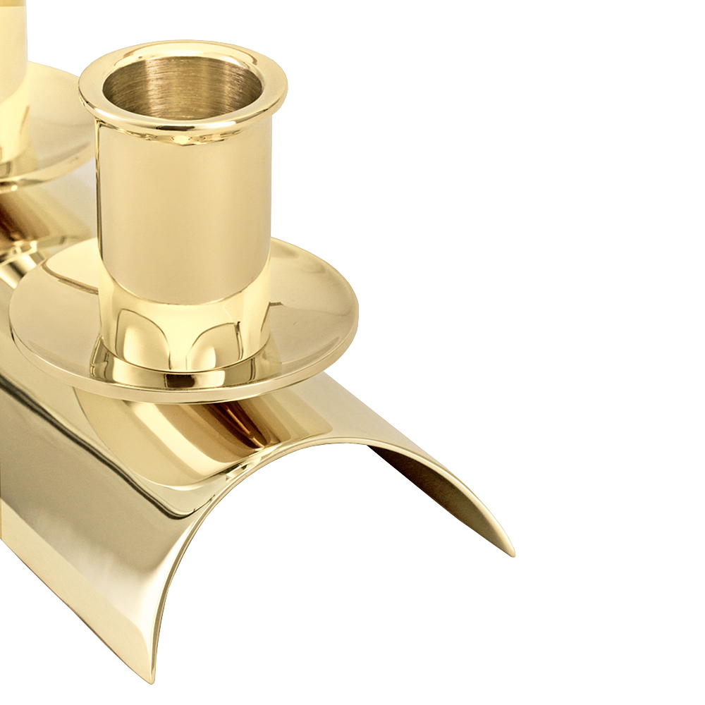 Skultuna Adventtikynttelikkö 32 cm Messinki