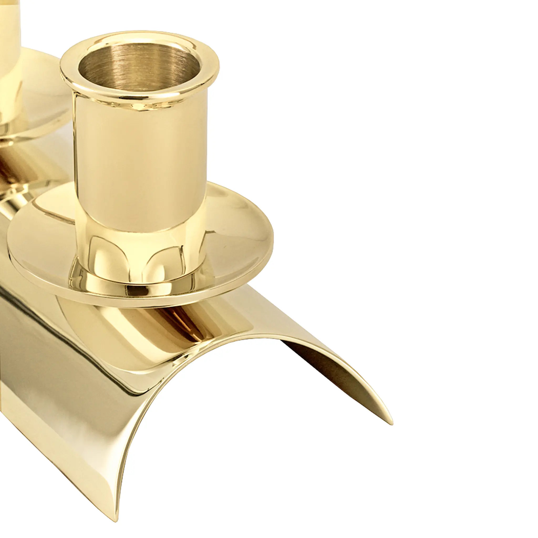 Skultuna Adventslysestake 32 cm messing hover